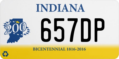 IN license plate 657DP