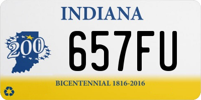 IN license plate 657FU