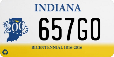 IN license plate 657GO