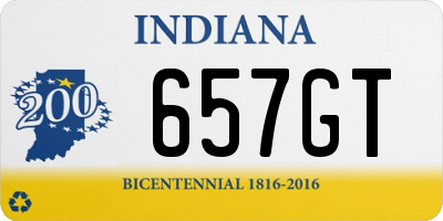 IN license plate 657GT