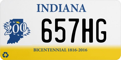 IN license plate 657HG