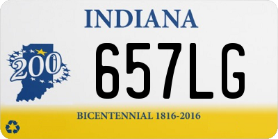 IN license plate 657LG
