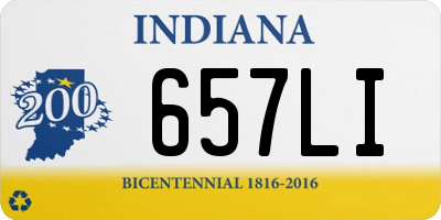 IN license plate 657LI