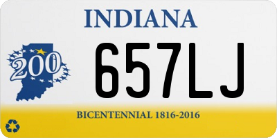 IN license plate 657LJ