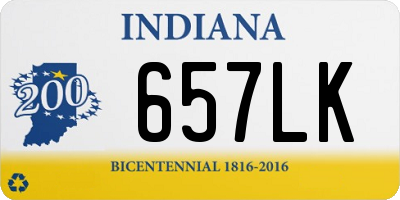 IN license plate 657LK