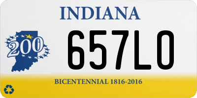 IN license plate 657LO