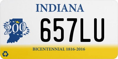 IN license plate 657LU