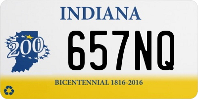 IN license plate 657NQ