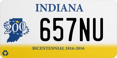 IN license plate 657NU