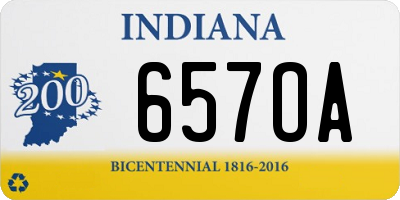 IN license plate 657OA