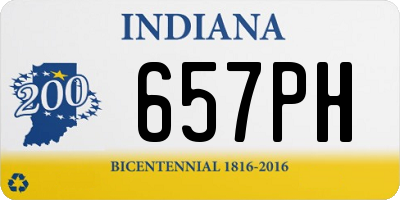 IN license plate 657PH