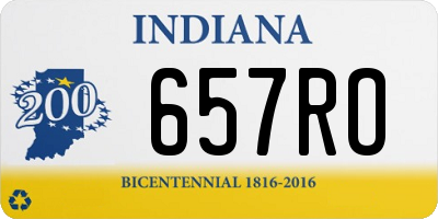 IN license plate 657RO