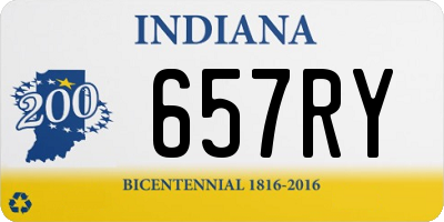 IN license plate 657RY