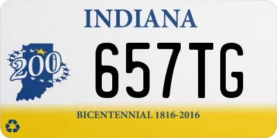 IN license plate 657TG