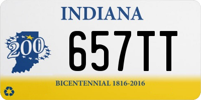 IN license plate 657TT