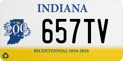 IN license plate 657TV