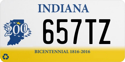 IN license plate 657TZ