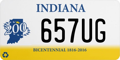 IN license plate 657UG