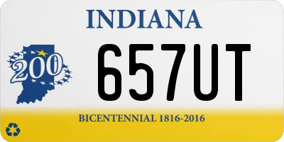 IN license plate 657UT