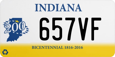 IN license plate 657VF