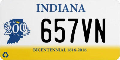 IN license plate 657VN