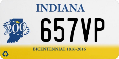 IN license plate 657VP