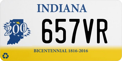 IN license plate 657VR