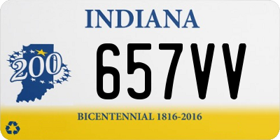 IN license plate 657VV