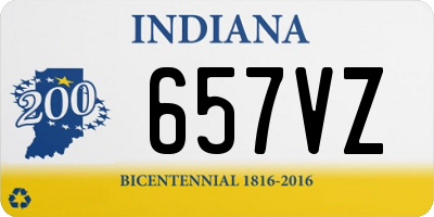 IN license plate 657VZ