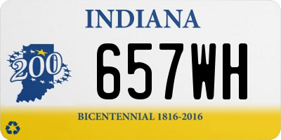 IN license plate 657WH