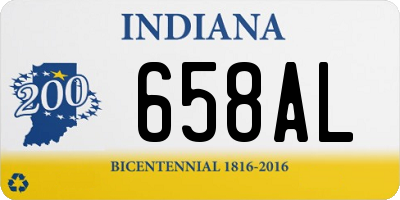 IN license plate 658AL