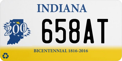 IN license plate 658AT