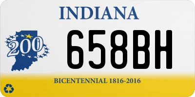 IN license plate 658BH