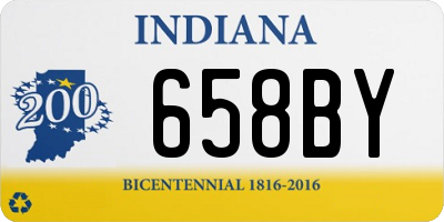 IN license plate 658BY