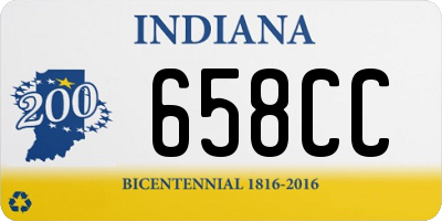 IN license plate 658CC