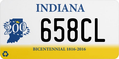 IN license plate 658CL