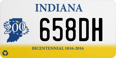 IN license plate 658DH