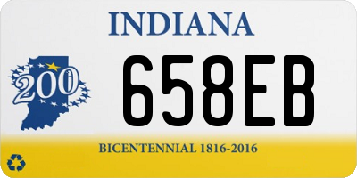 IN license plate 658EB