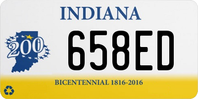 IN license plate 658ED