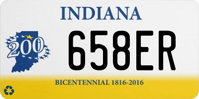 IN license plate 658ER
