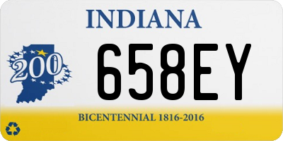 IN license plate 658EY