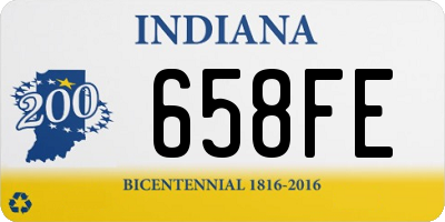 IN license plate 658FE