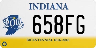 IN license plate 658FG