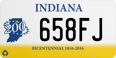 IN license plate 658FJ