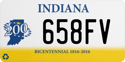 IN license plate 658FV