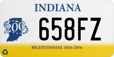 IN license plate 658FZ