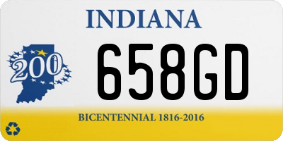 IN license plate 658GD