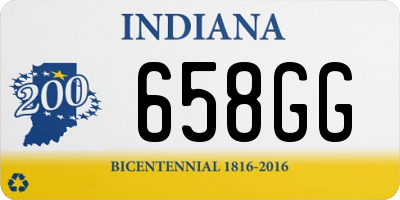 IN license plate 658GG