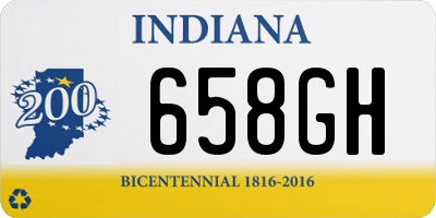 IN license plate 658GH