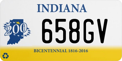 IN license plate 658GV